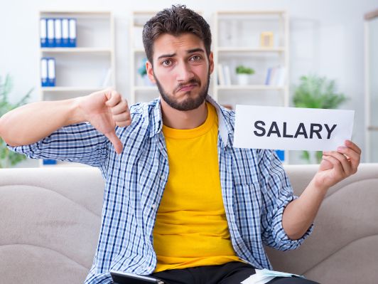 Low monthly income