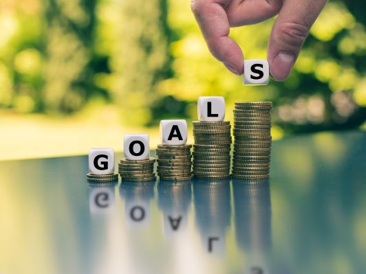 Set a savings goal for 1p saving challenge